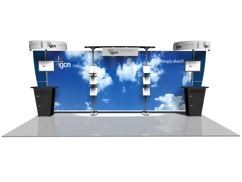 Exhibitline EX.1020.1.NLC1 20ft Inline Hybrid Display | Alliance ...