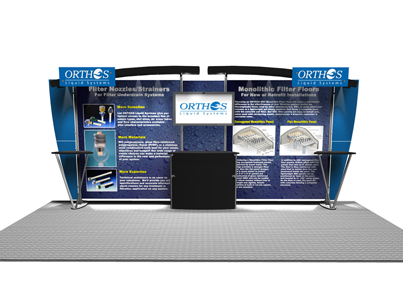 Exhibitline EXB.1020.2 20ft Inline Hybrid Display | Alliance ...