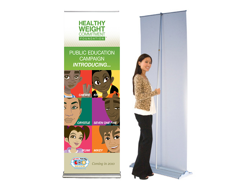 Steppy 33in Retractable Banner Stand | Alliance | Exhibitorease