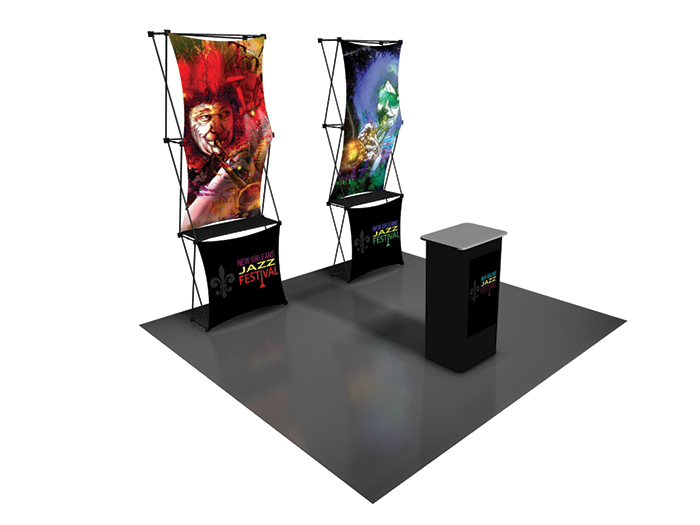 X1 Express Portable Pop-up Display System 